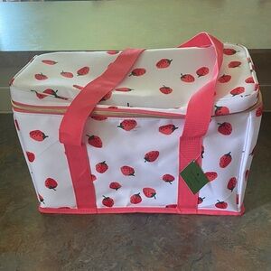 Kate Spade Strawbwrry and Pink Cooler Bag NWT